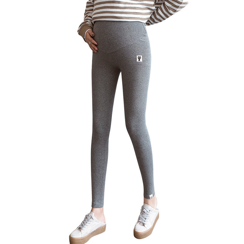 Maternity Leggings Fleece-lined Outer Wear-Aria Doejay